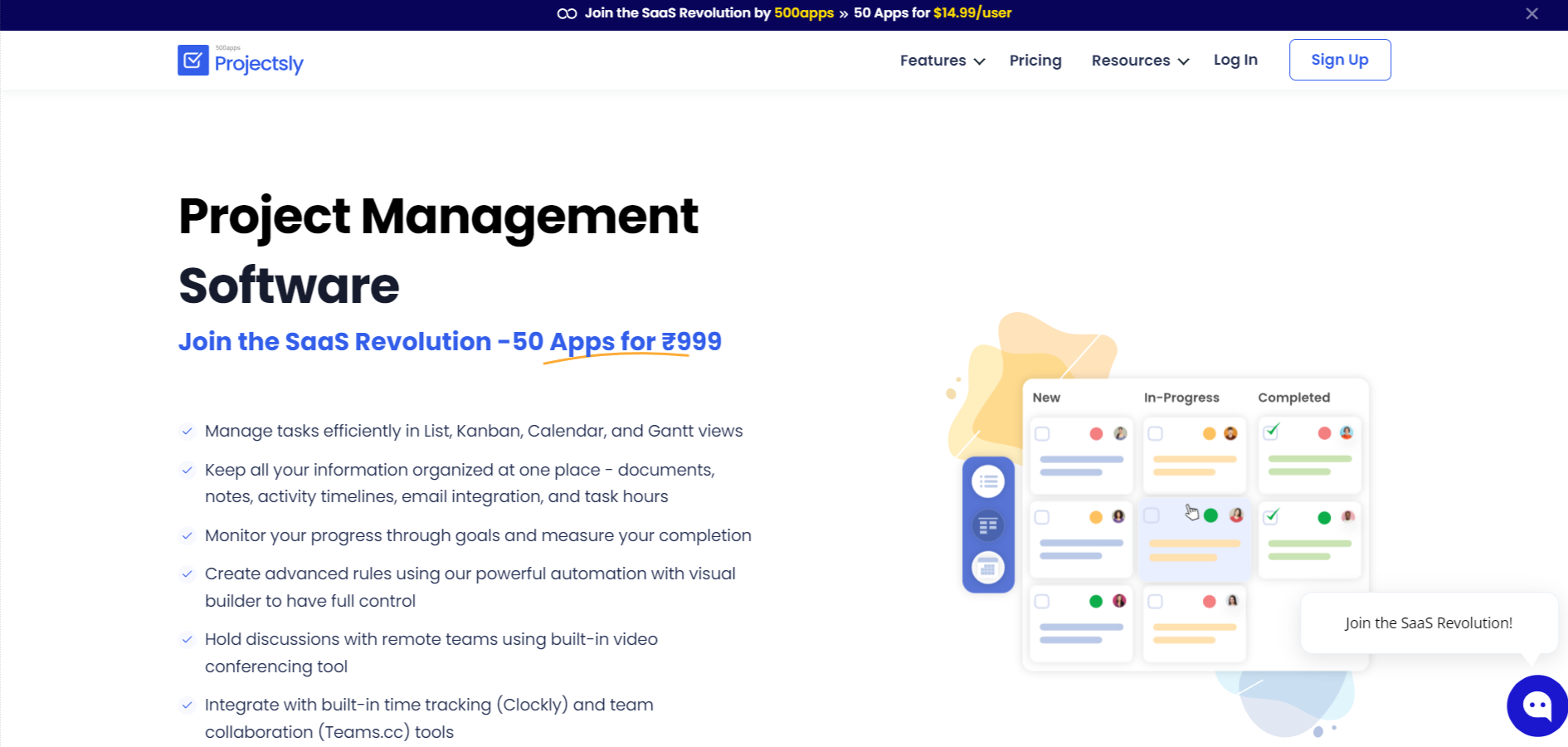 Projectsly - by 500apps